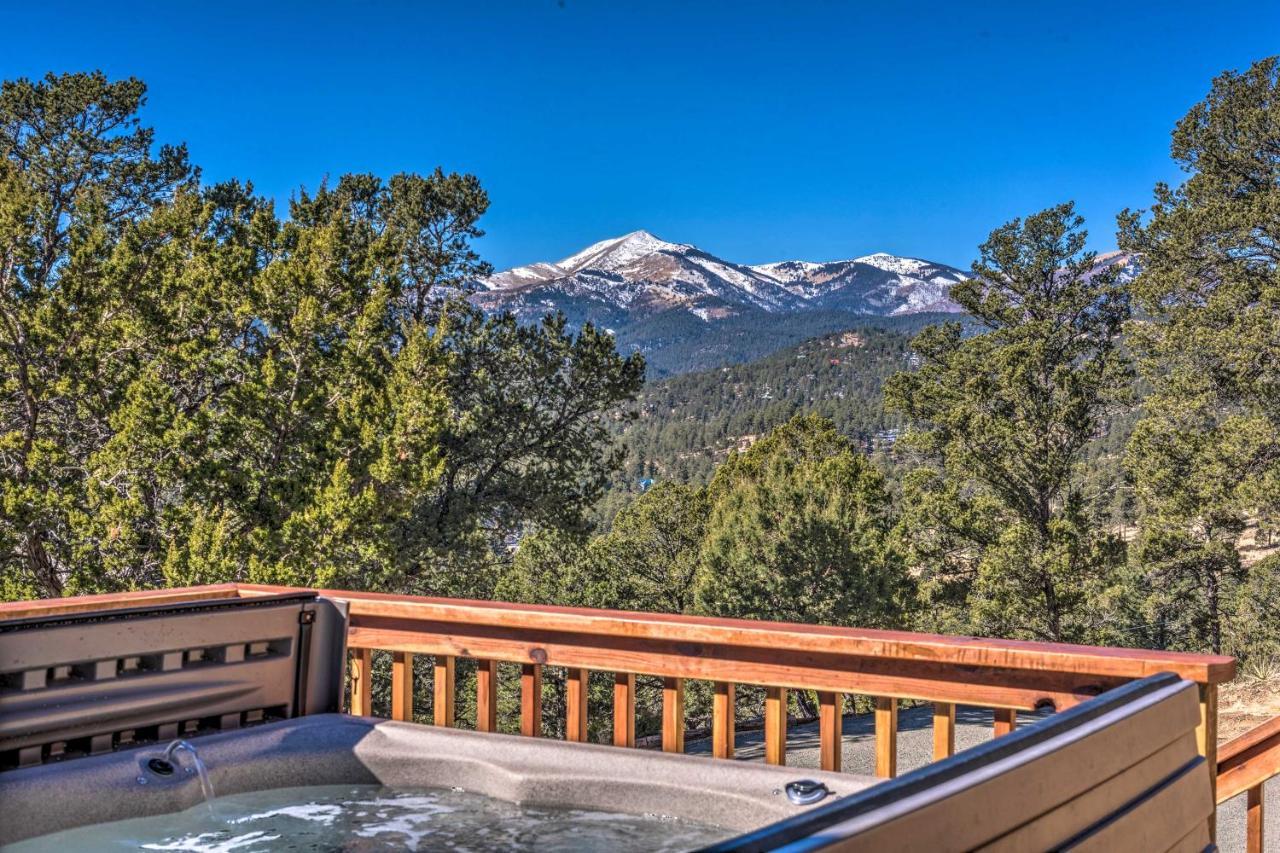 Mountains Majesty Cabin With Hot Tub And Mtn Views! Villa Ruidoso Exterior foto