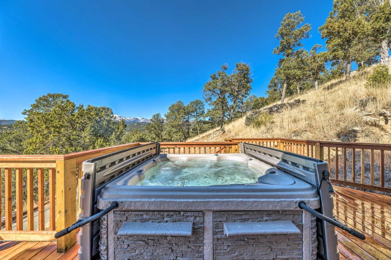 Mountains Majesty Cabin With Hot Tub And Mtn Views! Villa Ruidoso Exterior foto