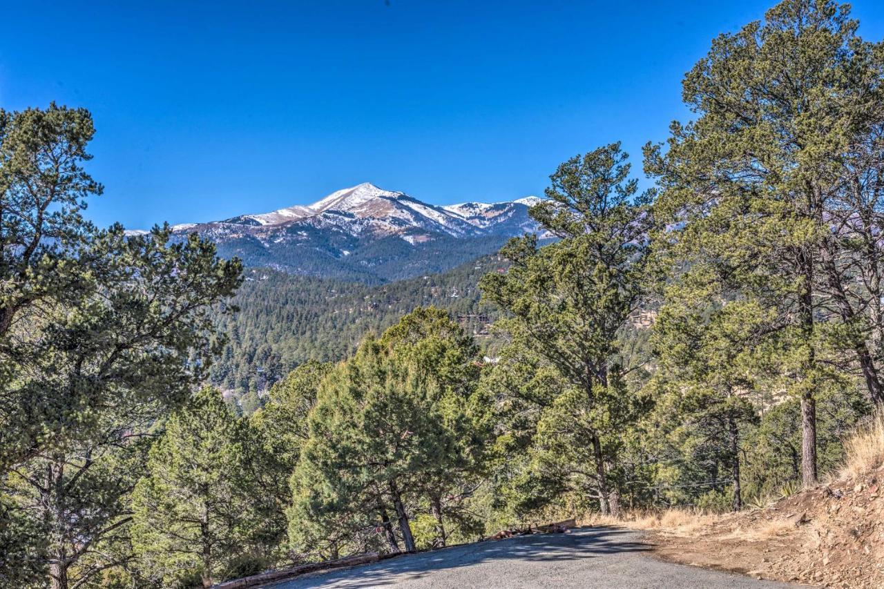 Mountains Majesty Cabin With Hot Tub And Mtn Views! Villa Ruidoso Exterior foto